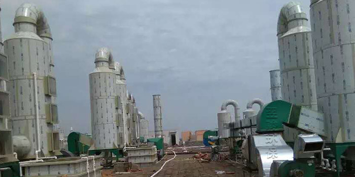 酸堿廢氣洗滌塔安裝