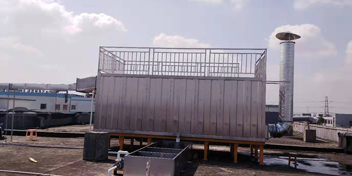 注塑工序廢氣處理設(shè)備有哪些？生物法廢氣處理工程案例現(xiàn)場