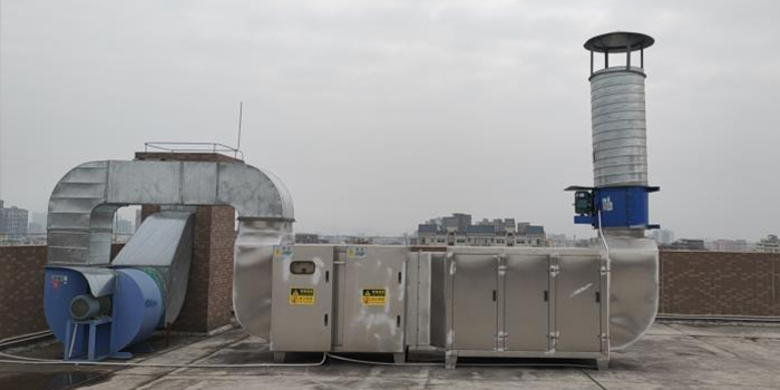 點膠、烘烤廢氣治理設(shè)備工程案例